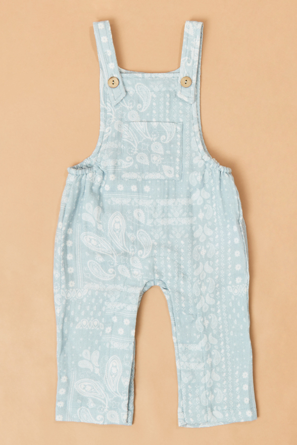 Emery Patchwork Overalls Detail 4 - Altar'd State