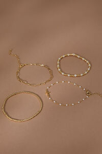 Beaded Cross Bracelet Set - Altar'd State