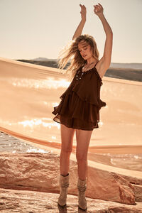 Athena Flowy Romper - Altar'd State