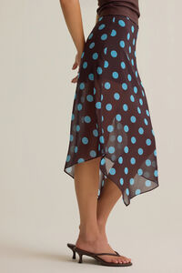 Tommy Polka Dot Chiffon Skirt Detail 4 - Altar'd State