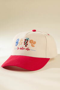 La Dolce Vita Trucker Hat in Red | Altar display picture 1
