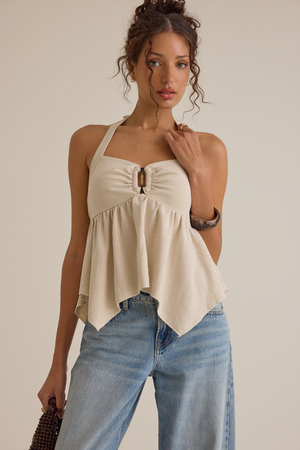 Lexey Backless Halter Tank - Altar'd State