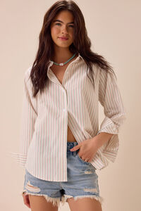 Palmer Stripe Button Up Top - Altar'd State
