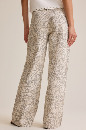 Shayleigh Leopard Barrel Pant - Altar'd State