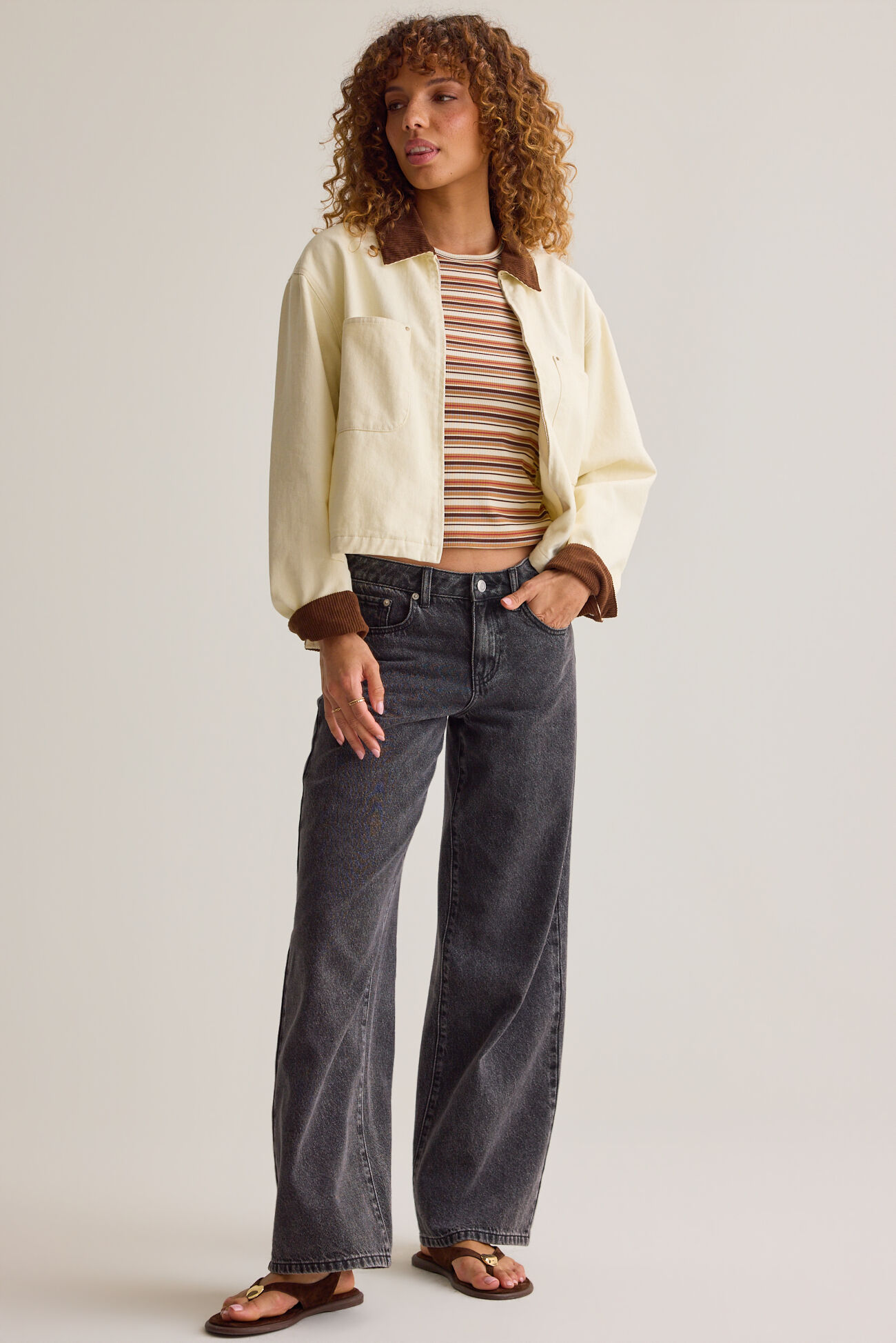 Jayden Cropped Trucker Jacket