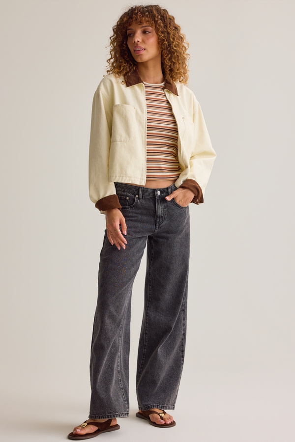 Jayden Cropped Trucker Jacket - Altar'd State