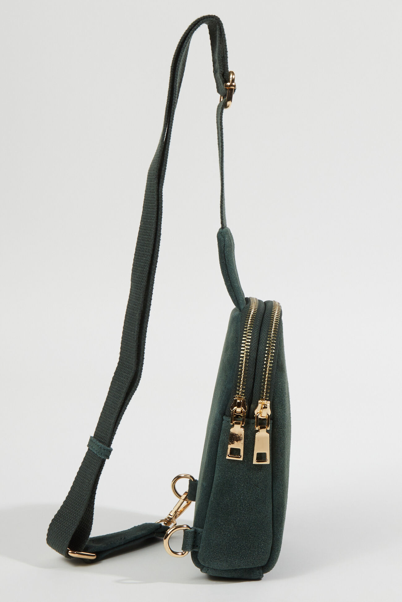 Mini Suede Crossbody Sling Bag