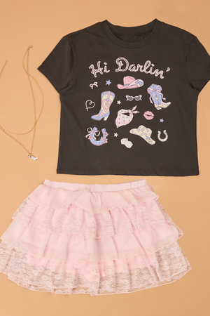 Hi Darlin Tee and Skort Set - Altar'd State - 