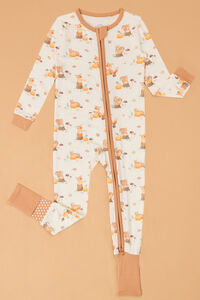Pumpkin Patch Critters Convertible Romper Detail 2 - Altar'd State