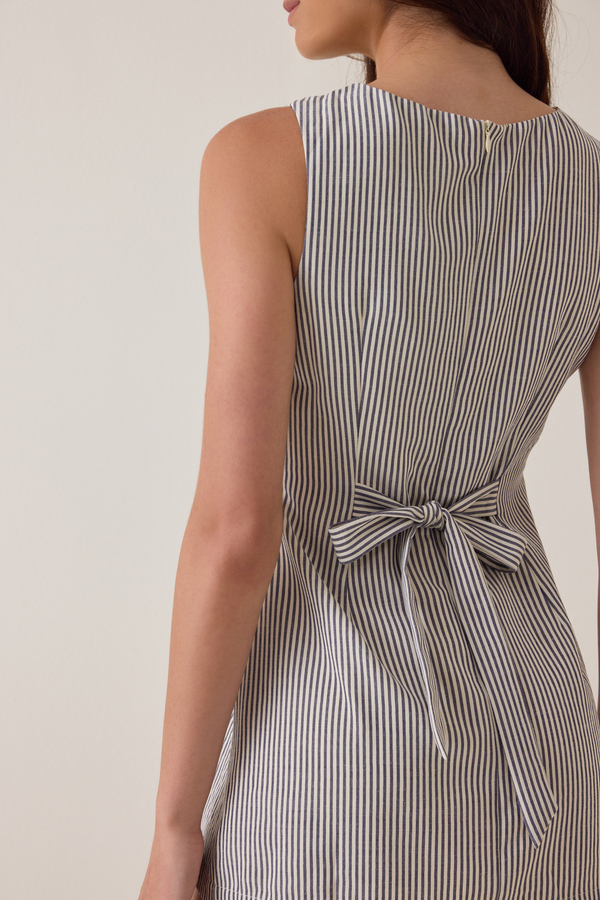 Grace Striped Romper Detail 5 - Altar'd State