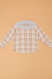 Western Plaid Button Up Shirt Detail 4 - Altar'd State