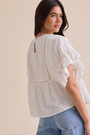 Amberlyn Embroidered Top - Altar'd State - 
