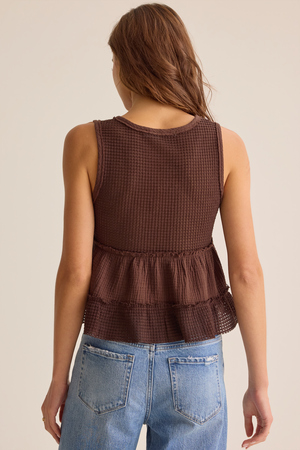 Samara Waffle V Neck Tank - Altar'd State
