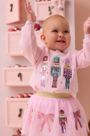 Nutcracker Sequin Sweatshirt - Altar'd State - 