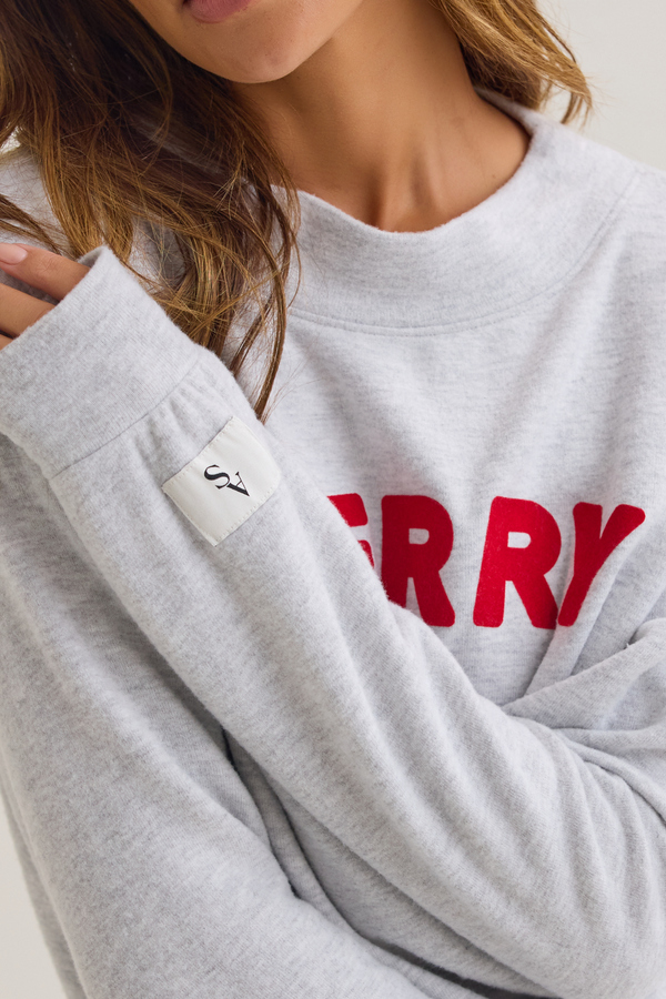 Merry Mock Neck Pullover Detail 5 - Altar'd State