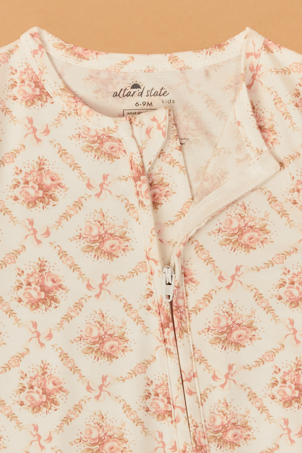 Rosie Bow Ruffle Footie Detail 3 - Altar'd State