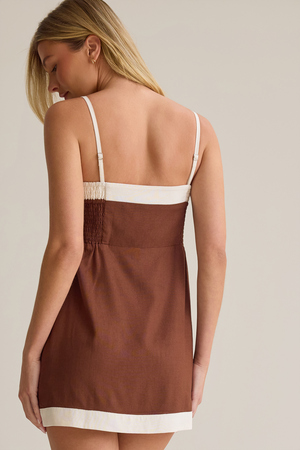 Elly Linen Mini Dress - Altar'd State - 