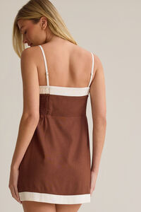 Elly Linen Mini Dress Detail 5 - Altar'd State