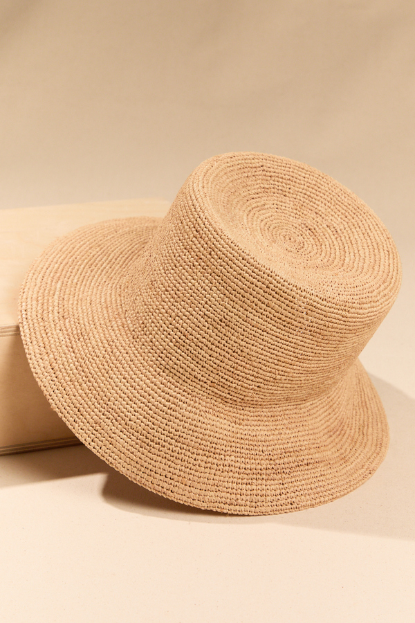 Chloe Raffia Bucket Hat - Altar'd State