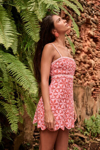 Faelina Mini Dress Detail 2 - Altar'd State