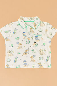 Country Club Dog Polo Shorts Set Detail 2 - Altar'd State