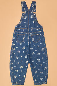 Layla Floral Barrel Jean Overall Detail 5 - Altar'd State