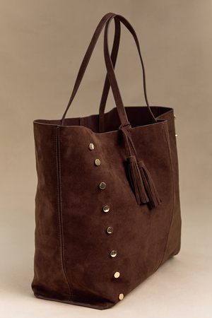 Riley Studded Suede Tote - Altar'd State