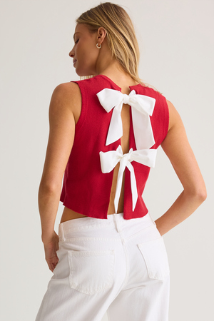 Kimberly Tie Sweater Top - Altar'd State - 
