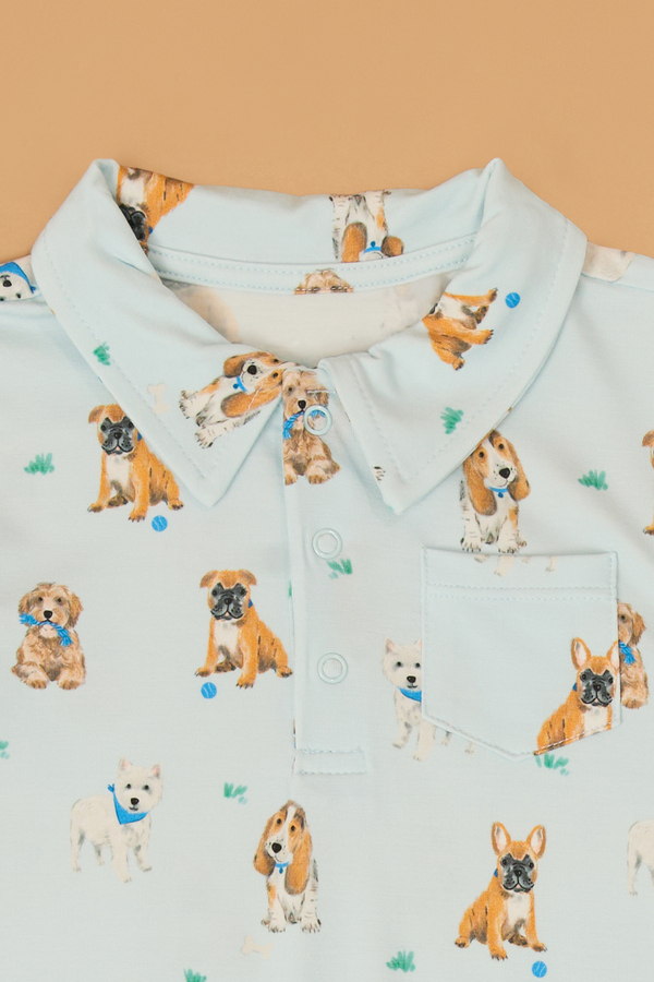 Playful Puppies Romper Detail 2 - Altar'd State
