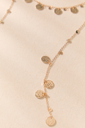 Coin Dangle Necklace - Altar'd State - 