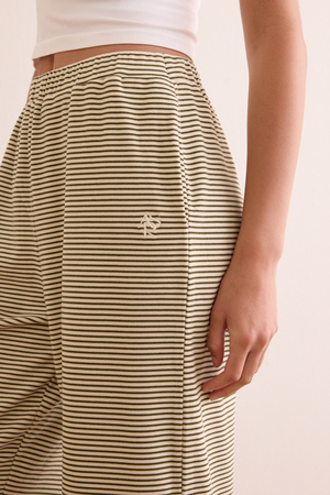 Weekend Stripe Wide Leg Pant - Altar'd State - 