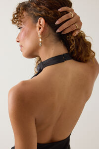 Sunny Satin Mini Dress Detail 6 - Altar'd State