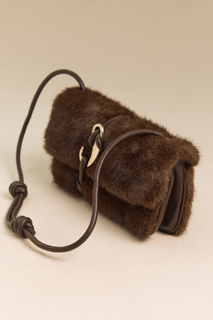 Leah Chestnut Fur Handbag by Dolce Vita - Altar'd State - 