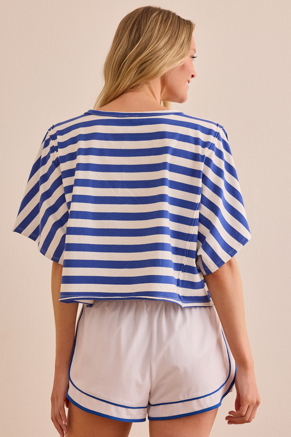 Loft Line Boxy Tee Detail 5 - Altar'd State