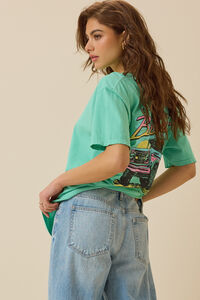 Built Wild Bronco Oversized Tee Detail 4 - Altar'd State