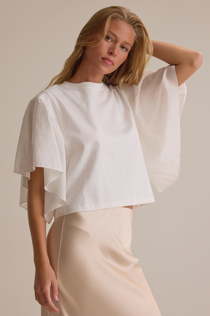 Faye Flutter Sleeve Top - Altar'd State - 
