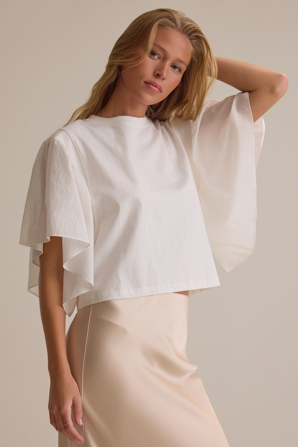 Faye Flutter Sleeve Top Detail 6 - Altar'd State
