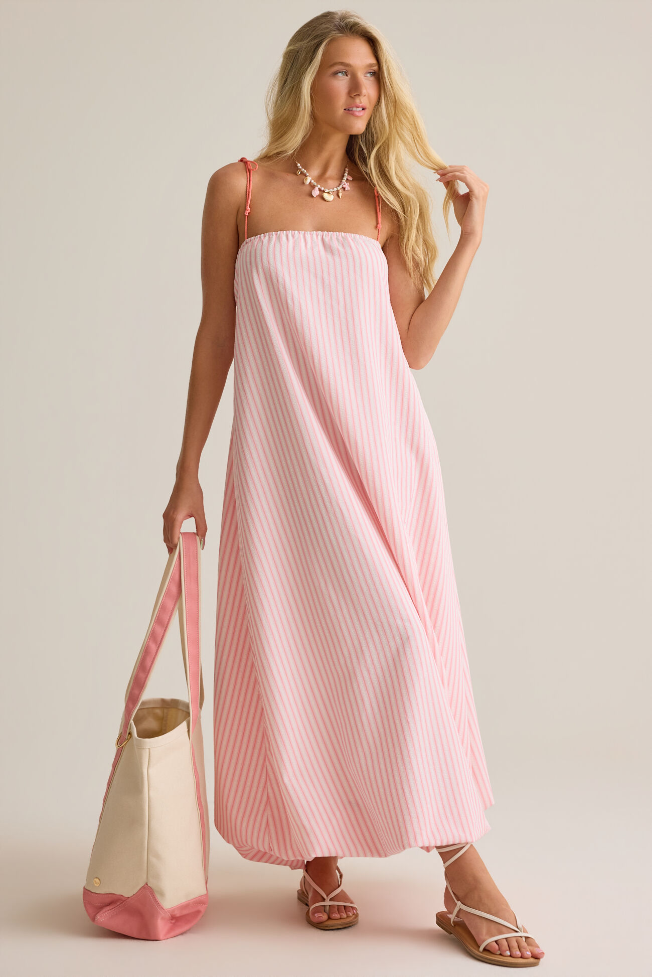 Lucy Striped Maxi Dress