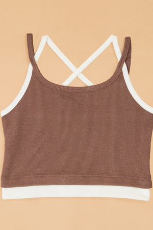 Sami Solid Rib Double Layer Tank - Altar'd State - 