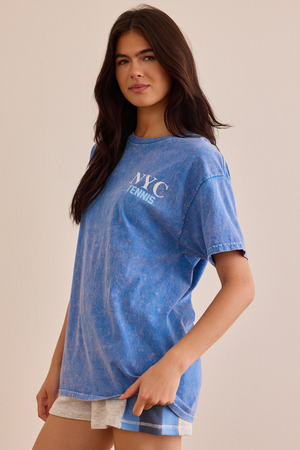 NYC Tennis Oversized Tee - Altar'd State - 
