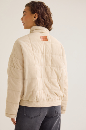 Cece Corduroy Quilted Jacket - Altar'd State