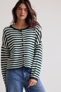 Madeline Striped Cardigan - Altar'd State