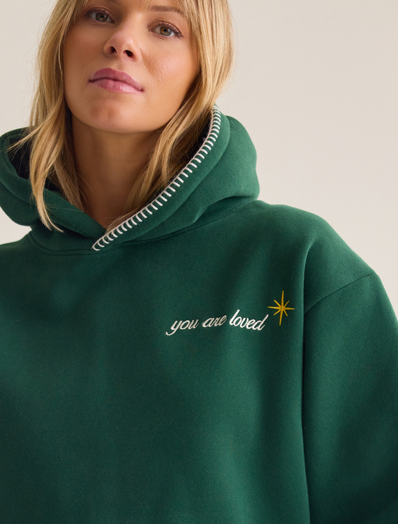 You Are Loved Hoodie Detail 4 - Altar'd State