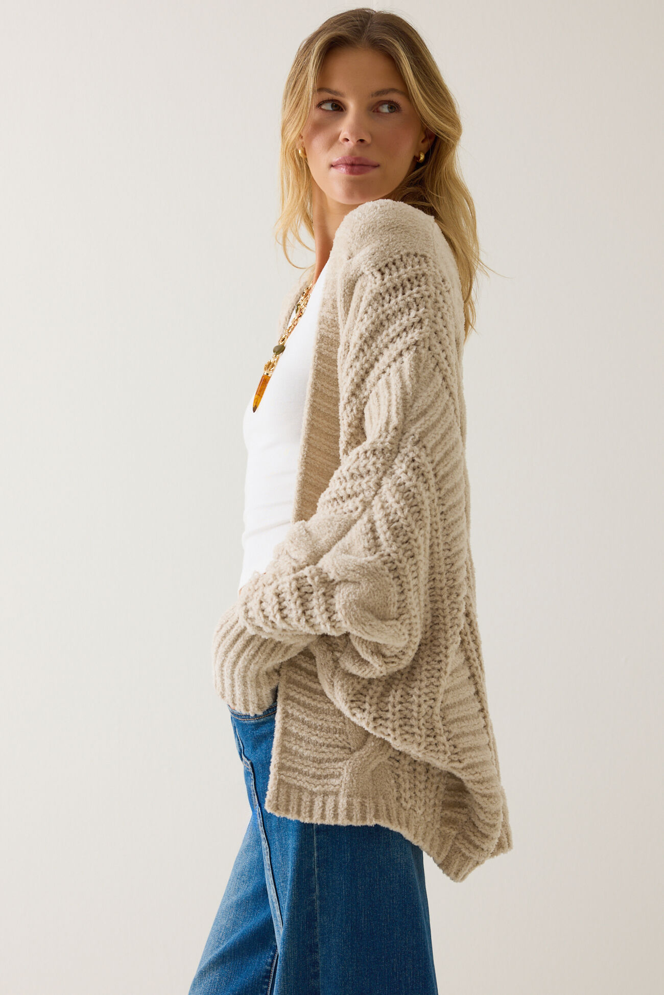 Luna Open Front Cardigan