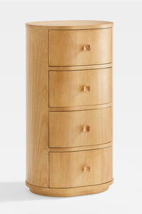 Ruth Narrow Wood Nightstand Detail 2 - Altar'd State