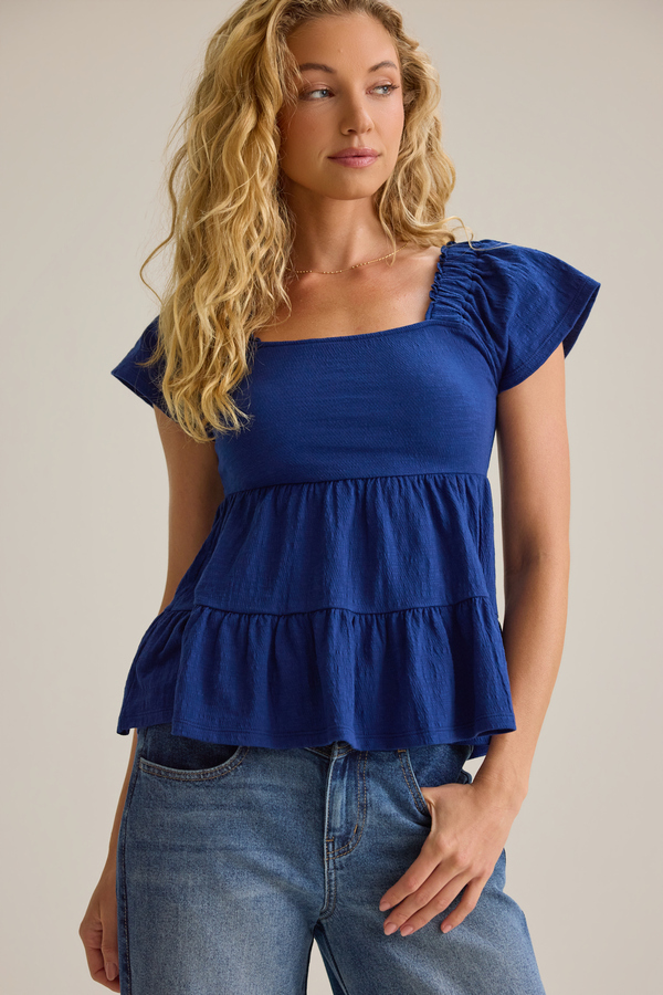 Leylani Tiered Babydoll Top Detail 2 - Altar'd State