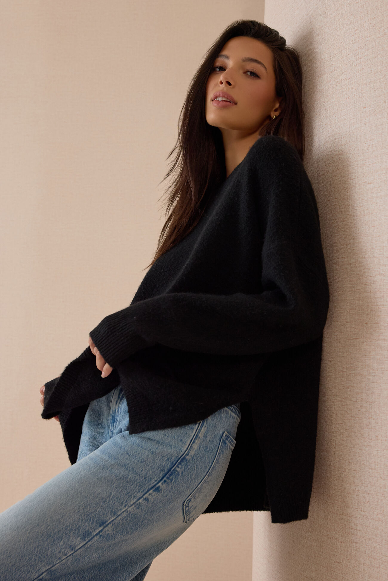 Leia Oversized Tunic Sweater