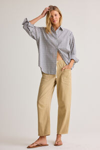 Kate Plaid Button Up Top Detail 2 - Altar'd State