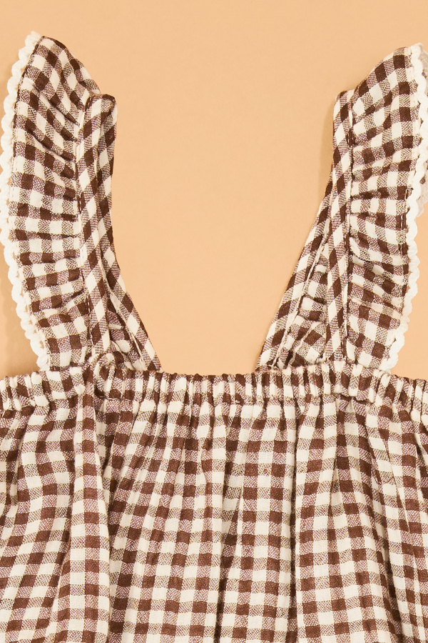 Kylie Gingham Toddler Dress Detail 3 - Altar'd State