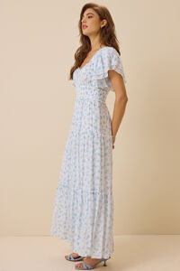 Serena Floral Maxi Dress Detail 5 - Altar'd State